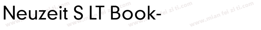 Neuzeit S LT Book字体转换